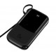 Повербанк Baseus Qpow 20000 mAh 15 W Display Type C Black УМБ Басеус