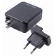 Зарядний пристрій Maxxter 1 USB-A + 2 USB-C (PD 65 W + PD 18 W + QC 3.0) (WC-PD65W-01)