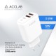 Зарядний пристрій ACCLAB AL-TC224 2хUSB 5В/2,4A/12W (1283126538834) Зарядний пристрій ACCLAB AL-TC224 2хUSB 5В/2,4A/12W (1283126538834)
