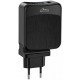 Зарядное устройство Media-Tech 2xUSB-C PD 65W USB QC 3.0 black (MT6252)