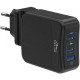 Зарядное устройство Media-Tech 2xUSB-C PD 65W USB QC 3.0 black (MT6252) Зарядное устройство Media-Tech 2xUSB-C PD 65W USB QC 3.0 black (MT6252)