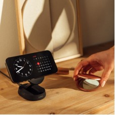 Зарядний пристрій Belkin 15W Magnetic Stand Qi2 black (WIA008BTBK) - Фото