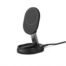 Зарядний пристрій Belkin 15W Magnetic Stand Qi2 black (WIA008BTBK) - Фото
