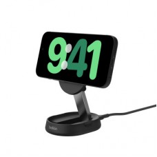 Зарядний пристрій Belkin 15W Magnetic Stand Qi2 black (WIA008BTBK) - Фото
