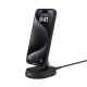 Зарядное устройство Belkin 15W Magnetic Stand Qi2 black (WIA008BTBK) Зарядное устройство Belkin 15W Magnetic Stand Qi2 black (WIA008BTBK)