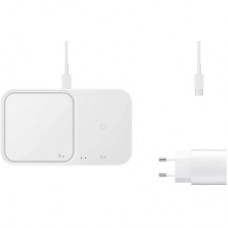Зарядний пристрій Samsung Duo 15 W wirr Power Adapter White (EP-P5400TWEGEU) - Фото