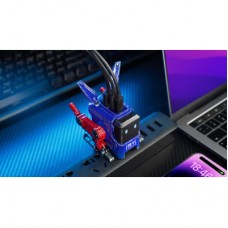 Зарядний пристрій GravaStar Alpha65 65 Вт 2XUSB-C/USB-A War-Damaged Blue (GRAVASTARA65_OPP_EUK) - Фото