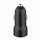 Зарядний пристрій Gembird 1xUSB-A (18W QC3.0) + 1xUSB-C (20 W PD) black (TA-UC-A2PDQC20-CAR-01)