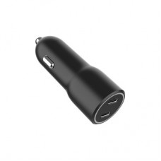Зарядний пристрій Gembird 2xUSB-C (PD 20 W) black (TA-UC-C2PD40-CAR-01) - Фото