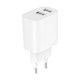 Зарядний пристрій Gembird 2 USB-A 5V/2.4 A (12W) white (TA-UC-2A12-01)
