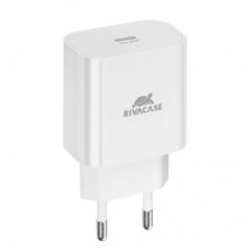 Зарядний пристрій RivaCase 1xUSB Type-C PD 20 Вт кабель Type-C white (PS4101 WD4 (White)) - Фото