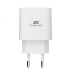 Зарядний пристрій RivaCase 1xUSB Type-C PD 20 Вт кабель Type-C white (PS4101 WD4 (White)) - Фото