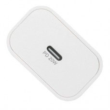 Зарядний пристрій RivaCase 1xUSB Type-C PD 20 Вт кабель Type-C white (PS4101 WD4 (White)) - Фото