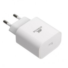 Зарядний пристрій RivaCase 1xUSB Type-C PD 20 Вт кабель Type-C white (PS4101 WD4 (White)) - Фото