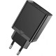 Зарядний пристрій Vention 1xUSB 18 W (USB-A) QC3.0 black (FABB0-EU)