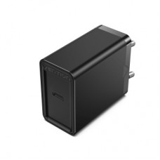 Зарядний пристрій Vention 1xUSB 20 W (USB-С) PD black (FADB0-EU) - Фото