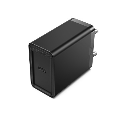Зарядний пристрій Vention 1xUSB 20 W (USB-С) PD black (FADB0-EU)