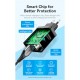 Зарядний пристрій Vention 2xUSB 36 W (2xUSB-A) QC3.0 black (FBAB0-EU)