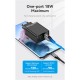 Зарядний пристрій Vention 2xUSB 36 W (2xUSB-A) QC3.0 black (FBAB0-EU)