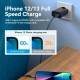 Зарядний пристрій Vention 2xUSB 38 W (USB-C+USB-A) PD+QC3.0 black (FBIB0-EU)