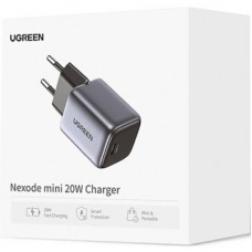 Зарядний пристрій Ugreen 20W USB C PD Nexode mini Charger CD318 (90664) - Фото