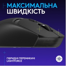 Мышка Logitech G309 Lightspeed Wireless/Bluetooth Black (910-007199) - Фото
