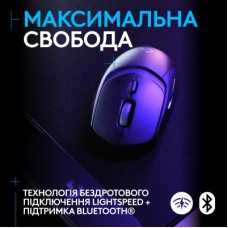 Мышка Logitech G309 Lightspeed Wireless/Bluetooth Black (910-007199) - Фото