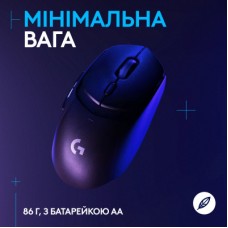 Мышка Logitech G309 Lightspeed Wireless/Bluetooth Black (910-007199) - Фото