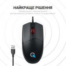 Мишка OfficePro M115 USB Black (M115) - Фото