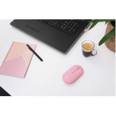 Мышка Trust Puck Wireless/Bluetooth Silent Pink (24125) - Фото