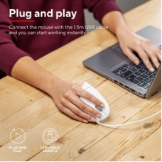 Мышка Trust Verto Ergonomic USB White (25133) - Фото