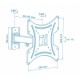 Кронштейн Walfix R-333B Кронштейн Walfix R-333B
