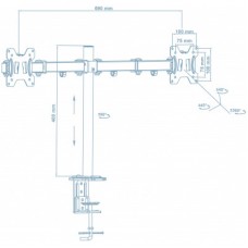 Кронштейн Walfix DM-400B - Фото