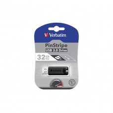 USB флеш накопитель Verbatim 32GB PinStripe Black USB 3.0 (49317) USB флеш накопитель Verbatim 32GB PinStripe Black USB 3.0 (49317)