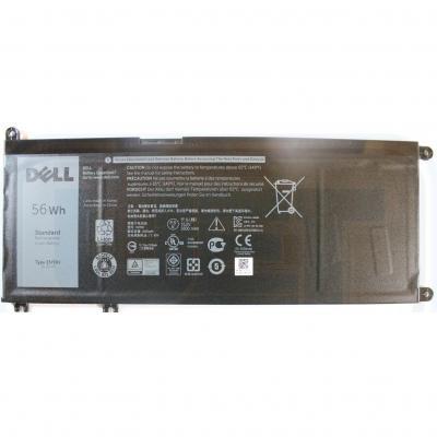 Акумулятор для ноутбука Dell Inspiron 17-7778 33YDH, 56 Wh (3500 mAh), 4cell, 15.2V, Li-ion (A47309)