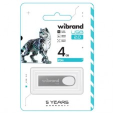 USB флешнакопичувач Wibrand 4 GB Irbis Silver USB 2.0 (WI2.0/IR4U3S) - Фото