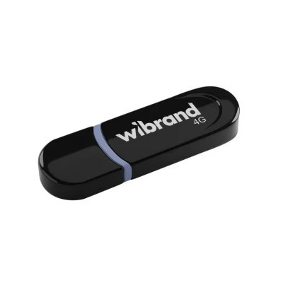 USB флеш накопитель Wibrand 4GB Panther Black USB 2.0 (WI2.0/PA4P2B)