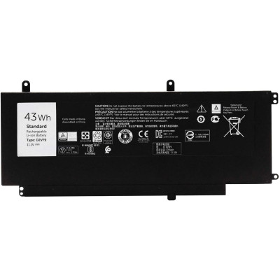 Акумулятор для ноутбука Dell Inspiron 15-7547 D2VF9, 43Wh (3700mAh), 3cell, 11.1 V, Li-ion AlSoft (A47938)
