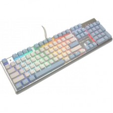 Клавіатура A4Tech FS100 RGB FS Switch USB Icy Blue (4711422004069) - Фото