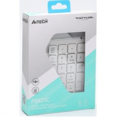 Клавіатура A4Tech FGK21C Wireless White (4711421994057) - Фото