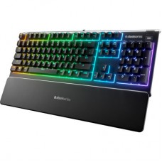 Клавіатура SteelSeries Apex 3 USB UA Black (64795) - Фото