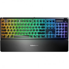 Клавіатура SteelSeries Apex 3 USB UA Black (64795) - Фото
