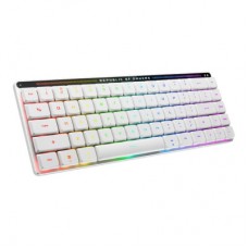 Клавиатура ASUS ROG Falchion RX Low Profile Red Wireless/Bluetooth/USB UA White (90MP03EC-BKMA10) - Фото