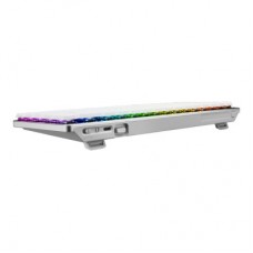 Клавиатура ASUS ROG Falchion RX Low Profile Red Wireless/Bluetooth/USB UA White (90MP03EC-BKMA10) - Фото