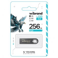 USB-флеш накопичувач Wibrand 256 GB Eagle Grey USB 3.2 Gen 1 (USB 3.0) (WI3.2/EA256U10G) - Фото