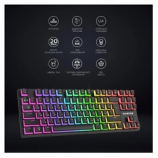 Клавіатура GamePro MK80B RGB Blue Switch USB Black (MK80B) - Фото