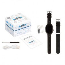 Смарт-годинник Amigo GO005 4G Wi-Fi Kids waterproof Thermometer Black (747016) - Фото