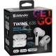 Наушники Defender Twins 636 TWS Pro Bluetooth White (63636)