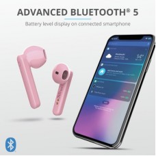 Наушники Trust Primo Touch True Wireless Mic Pink (23782) - Фото