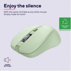 Мышка Trust Mydo Silent Wireless Green (25042) - Фото